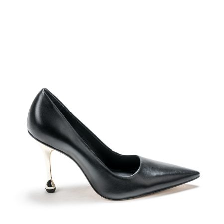 Alternative view of Ženske plitke cipele Carrano-803001/MET01 crne na štiklu