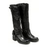 Elegantne ženske kožne čizme u crnoj boji za jesen/zimu - Creator.rs