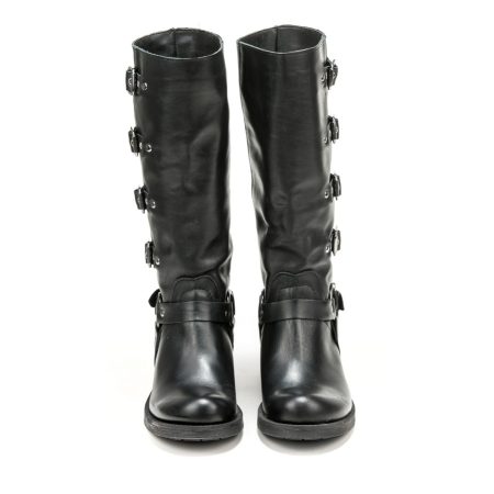 Ženske duboke čizme Art.-1435 crne na štiklu 5 14310 art 1435 nero 3