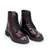 Ženske duboke cipele Art.504 bordo ravne