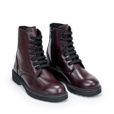 Ženske duboke cipele Art.504 bordo ravne