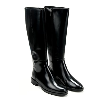 Elegantne ženske kožne čizme u crnoj boji za jesen/zimu - Creator.rs