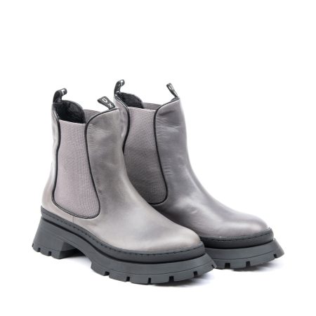 Ženske duboke cipele Heya-3472 sive ravne