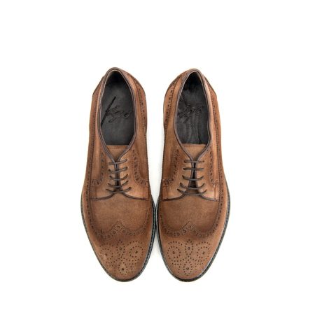 Muške kožne plitke cipele IGS-125-3 braon ravne 5 Creator obuća | Muška kožna obuća | Muške kožne cipele | Muške kožne plitke cipele | Muške kožne duboke cipele | Muške kožne tašne | Muške kožne torbe | Muška kožna obuća | Sezona jesen zima 2022/2023 | Jesen zima 2023 | Creator |