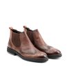 Muške kožne duboke cipele IGS-12299-1-JZ23 braon ravne