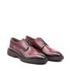 Muške kožne plitke cipele IGS-124-1 bordo ravne