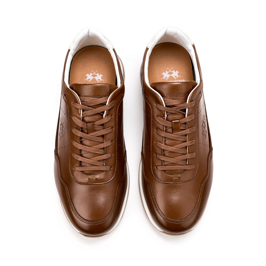 Muške plitke patike LA-MARTINA-3210 braon ravne 3 Muške plitke patike LA-MARTINA-3210 braon ravne - Slika 3