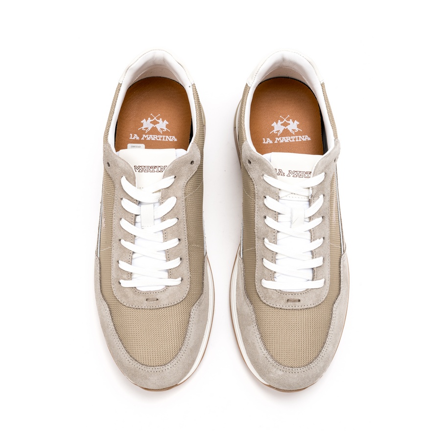 Muške plitke patike LA-MARTINA-4090 bež ravne 3 Muške plitke patike LA-MARTINA-4090 bež ravne - Slika 3