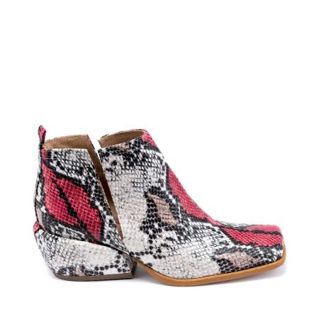 Alternative view of Ženske plitke čizme Lestrosa-2455 crvene na štiklu