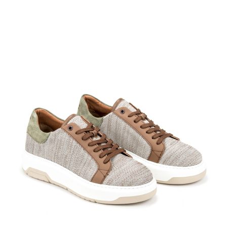 Muške plitke patike Levent-Aksin-2713 sive ravne