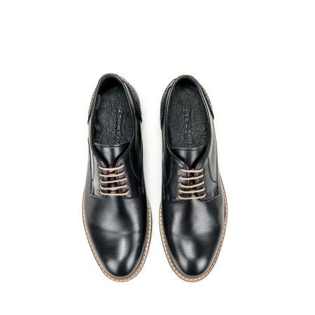 Muške kožne plitke cipele FreeFoot-2650-2 crne ravne - Kupite odmah na Creator.rs -