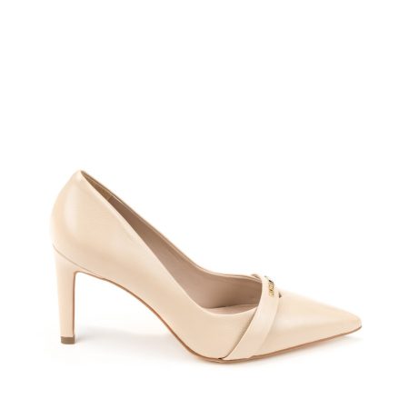 Alternative view of Ženske plitke cipele Luz-da-lua-80480006 bež na štiklu