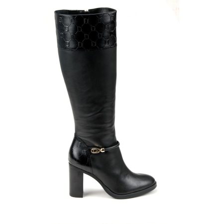 Alternative view of Ženske duboke čizme Luz-da-lua-80550002 crne na štiklu