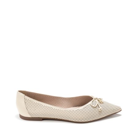 Alternative view of Ženske baletanke Luz-da-lua-60450010 svetlo bež ravne