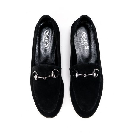 Ženske kožne plitke cipele Mabu-2389 crne ravne 5 15462 mabu 2389 cam nero 3