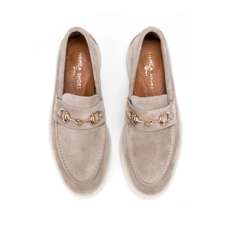 Ženske kožne plitke cipele Nemca-1660234 sive ravne 3 Ženske kožne plitke cipele Nemca-1660234 sive ravne - Slika 3