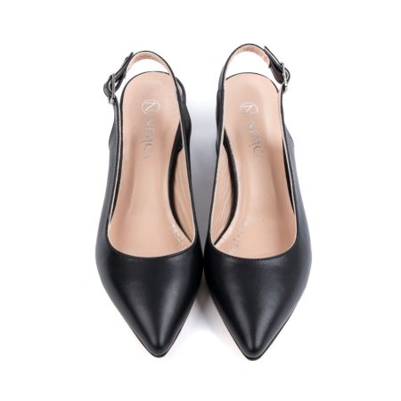 Ženske kožne sandale Nemca-082278 crne na štiklu 5 Creator obuća | Ženska kožna obuća | Ženske kožne tašne | Ženske kožne torbe | Muška kožna obuća | Sezona proleće leto 2022 | Proleće leto 2022 | Creator |