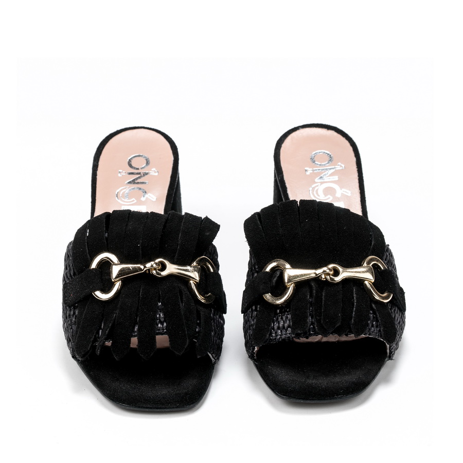 Ženske papuče Once-S58 crne na štiklu 3 Ženske papuče Once-S58 crne na štiklu - Slika 3