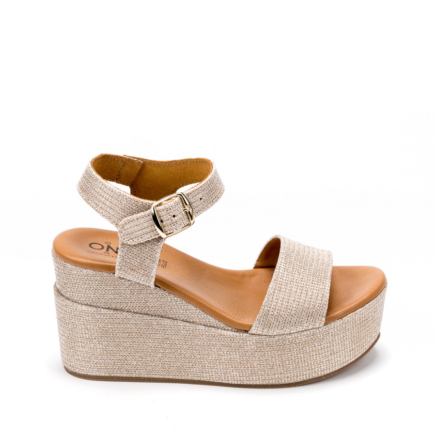 Ženske sandale Once-68616 bež na platformu 2 Ženske sandale Once-68616 bež na platformu - Slika 2