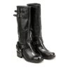 Ženske duboke čizme Once-4611 crne na štiklu