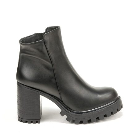 Alternative view of Ženske plitke čizme Once-5011 crne na štiklu