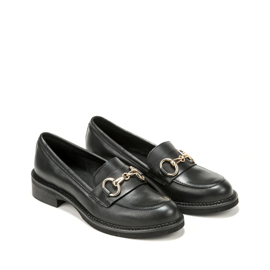 Ženske kožne plitke cipele Riccianera-375 crne ravne - Kupite odmah na Creator.rs Ženske kožne plitke cipele Riccianera-375 crne ravne