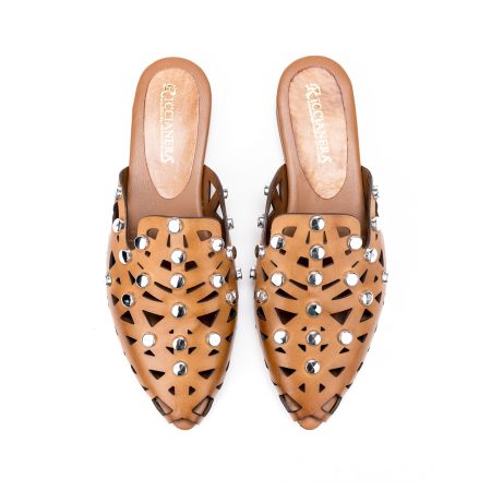 Ženske papuče Riccianera-03 braon ravne - Kupite odmah na Creator.rs -