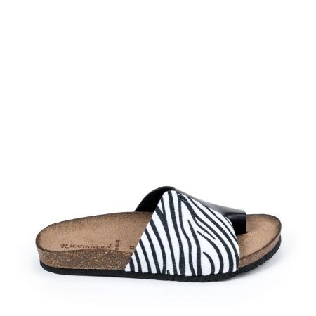 Alternative view of RICCIANERA-3145/021 pelle-nero/zebra
