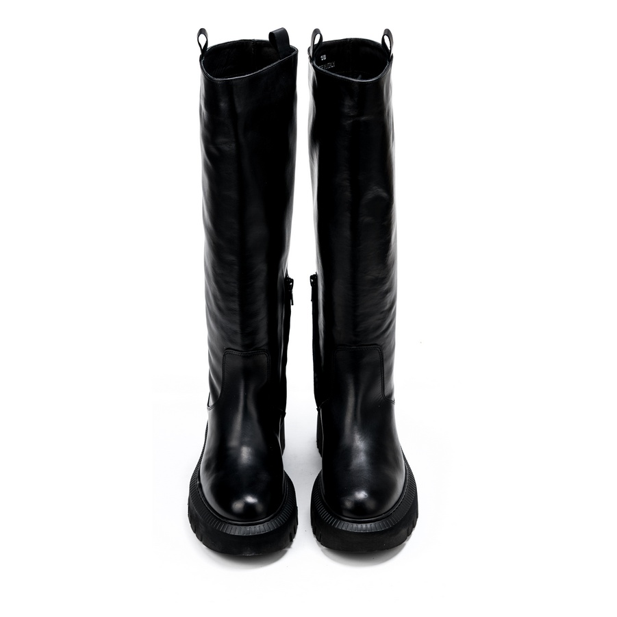 Ženske kožne duboke čizme Roberto-Serpentini-M93 crne ravne 3 Ženske kožne duboke čizme Roberto-Serpentini-M93 crne ravne - Slika 3