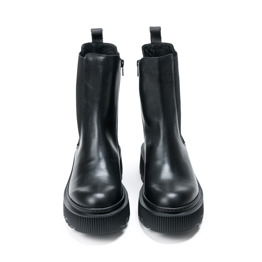 Ženske kožne plitke čizme Roberto-Serpentini-NC18+zip crne ravne - Kupite odmah na Creator.rs Ženske kožne plitke čizme Roberto-Serpentini-NC18+zip crne ravne - Slika 3