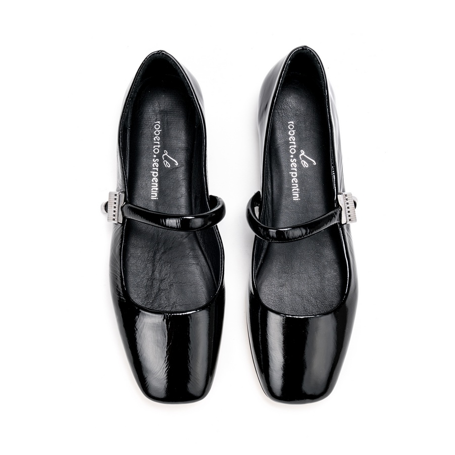 Ženske kožne baletanke Roberto-Serpentini-2049 crne ravne 3 Ženske kožne baletanke Roberto-Serpentini-2049 crne ravne - Slika 3
