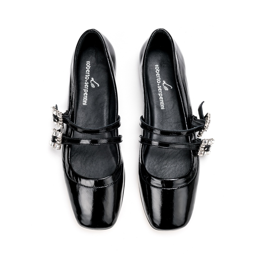 Ženske kožne baletanke Roberto-Serpentini-2042 crne ravne 3 Ženske kožne baletanke Roberto-Serpentini-2042 crne ravne - Slika 3