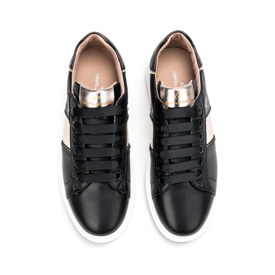 Ženske plitke patike Roberto-Serpentini-8300 crne ravne 3 Ženske plitke patike Roberto-Serpentini-8300 crne ravne - Slika 3