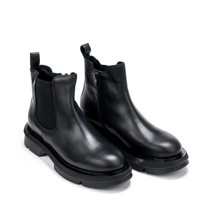 Ženske kožne duboke cipele Roberto-Serpentini-NS-ZIP crne ravne 1 Ženske kožne duboke cipele Roberto-Serpentini-NS-ZIP crne ravne