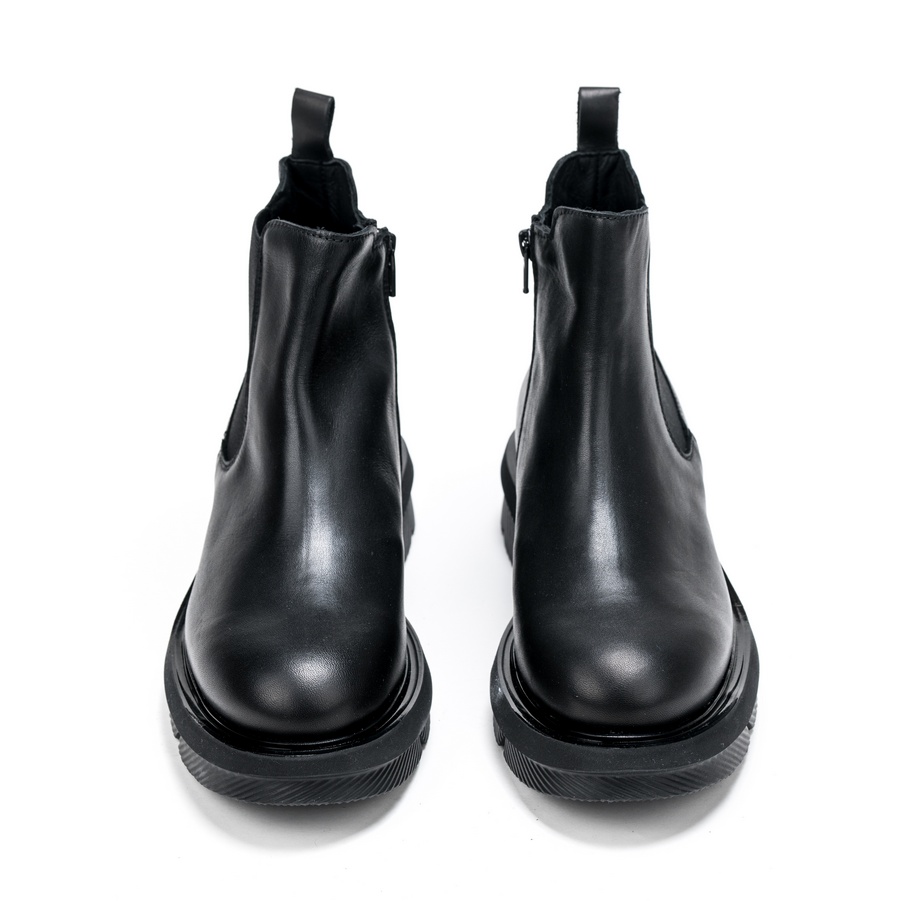 Ženske kožne duboke cipele Roberto-Serpentini-NS-ZIP crne ravne 3 Ženske kožne duboke cipele Roberto-Serpentini-NS-ZIP crne ravne - Slika 3