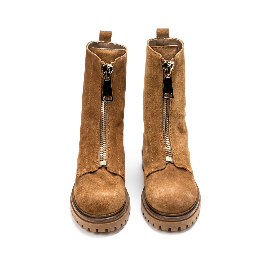 Ženske kožne plitke čizme Roberto-Serpentini-47NZ svetlo braon ravne 3 Ženske kožne plitke čizme Roberto-Serpentini-47NZ svetlo braon ravne - Slika 3