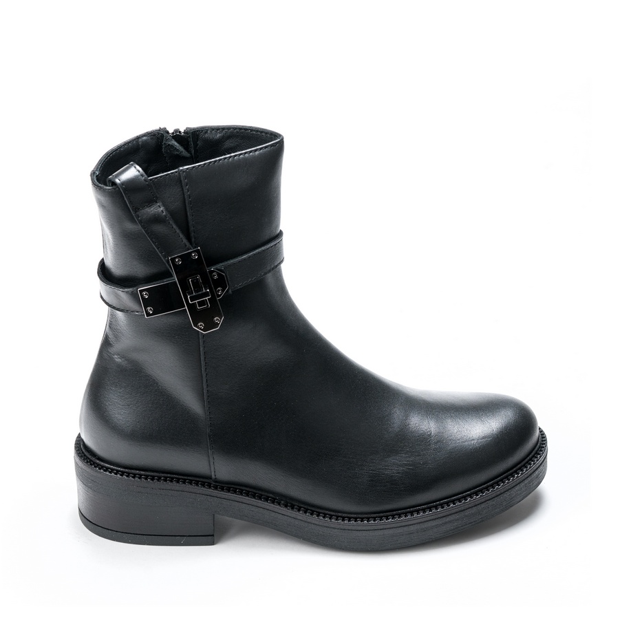 Ženske kožne plitke čizme Roberto-Serpentini-M22 crne ravne 2 Ženske kožne plitke čizme Roberto-Serpentini-M22 crne ravne - Slika 2