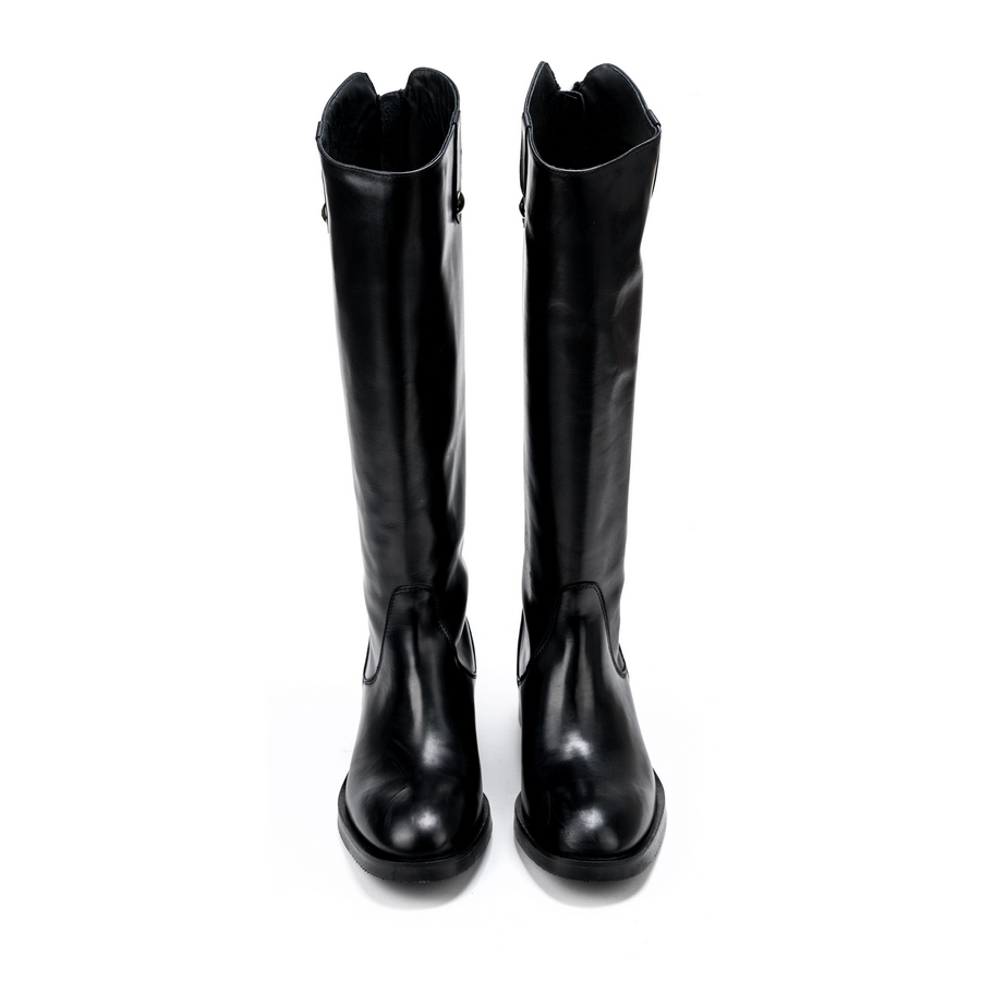 Ženske kožne duboke čizme Roberto-Serpentini-M50 crne ravne 3 Ženske kožne duboke čizme Roberto-Serpentini-M50 crne ravne - Slika 3