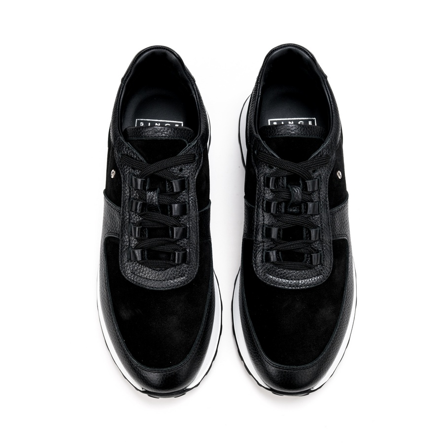 Muške kožne plitke cipele Roberto-Serpentini-3213 crne ravne 3 Muške kožne plitke cipele Roberto-Serpentini-3213 crne ravne - Slika 3