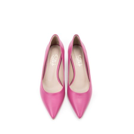 Ženske kožne plitke cipele Silko-ADY1 roze na štiklu - Kupite odmah na Creator.rs -