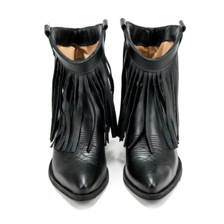 Ženske kožne plitke čizme Silko-PT07 crne ravne 5 Creator obuća | Ženska kožna obuća | Ženske kožne tašne | Ženske kožne cipele | Ženske kožne sandale | Ženske kožne papuče | Ženske kožne mokasine | Ženske kožne patike | Ženske kožne baletanke | Ženske kožne torbe | Muška kožna obuća | Sezona proleće leto 2024 | Proleće leto 2024 | Creator |