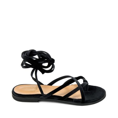 Alternative view of Ženske sandale Silko-SC04/GL crne ravne