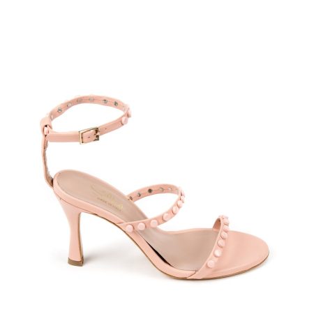 Alternative view of Ženske kožne sandale Silko-VENERE7/FT roze na štiklu