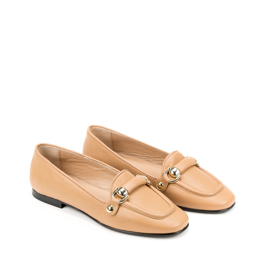 Ženske kožne plitke cipele Silko-PL12 braon ravne - Kupite odmah na Creator.rs -