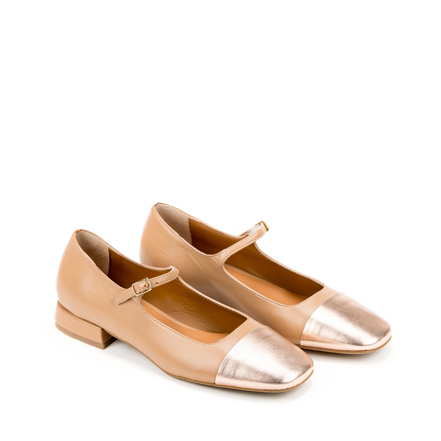 Ženske kožne plitke cipele Silko-SARA21 braon ravne 1 Ženske kožne plitke cipele Silko-SARA21 braon ravne