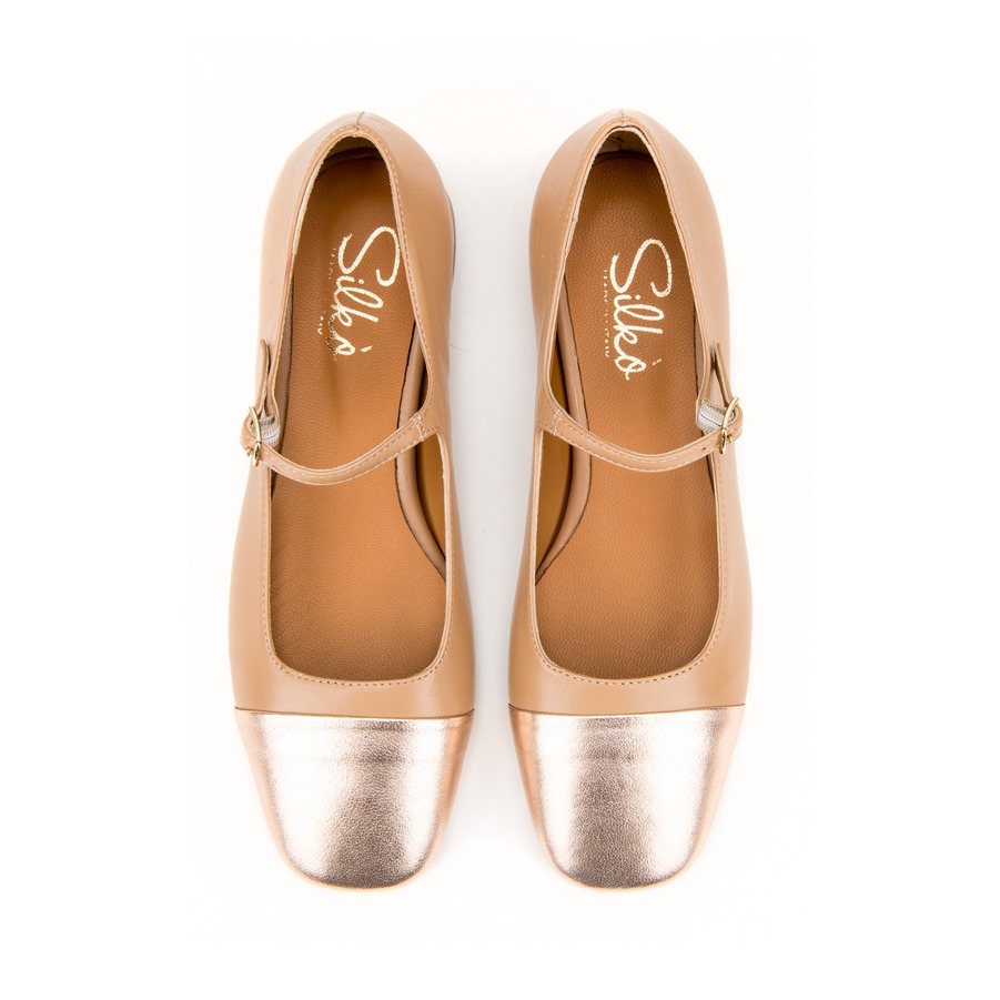 Ženske kožne plitke cipele Silko-SARA21 braon ravne 3 Ženske kožne plitke cipele Silko-SARA21 braon ravne - Slika 3