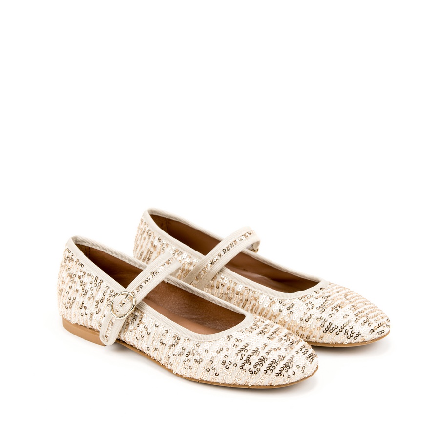 Ženske baletanke Silko-SOLE12 zlatne ravne - Kupite odmah na Creator.rs Ženske baletanke Silko-SOLE12 zlatne ravne