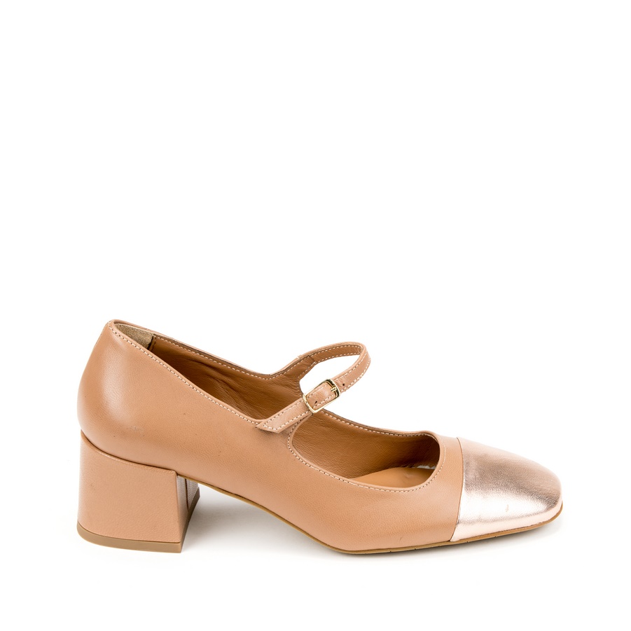 Ženske kožne plitke cipele Silko-MARY52 braon na štiklu - Kupite odmah na Creator.rs Ženske kožne plitke cipele Silko-MARY52 braon na štiklu - Slika 2