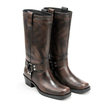 Elegantne ženske kožne čizme u crnoj boji za jesen/zimu - Creator.rs