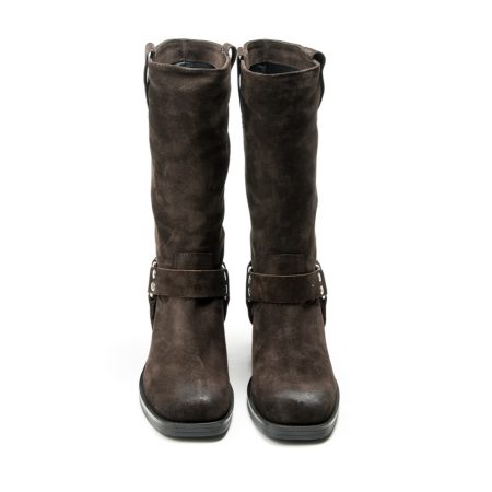 Elegantne ženske kožne čizme u crnoj boji za jesen/zimu - Creator.rs